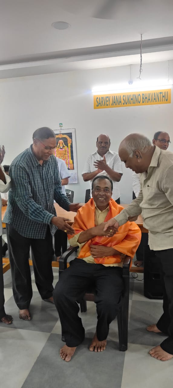 2. Honouring B Chandrashekhar Garu on his birthday in 38th meeting on 9th October 2025.jpg